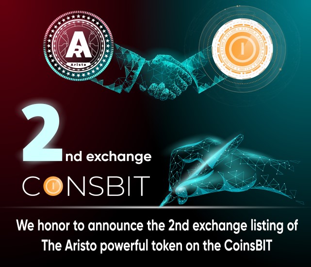 We honor to announce the 2nd exchange listing of The Aristo powerful token on the CoinsBIT